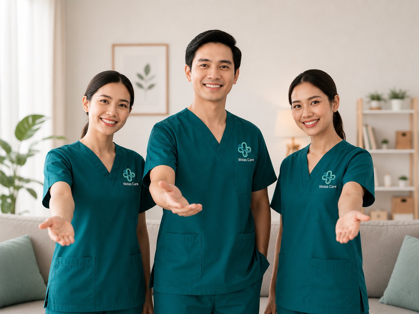 Tim tenaga kesehatan profesional Welas Care